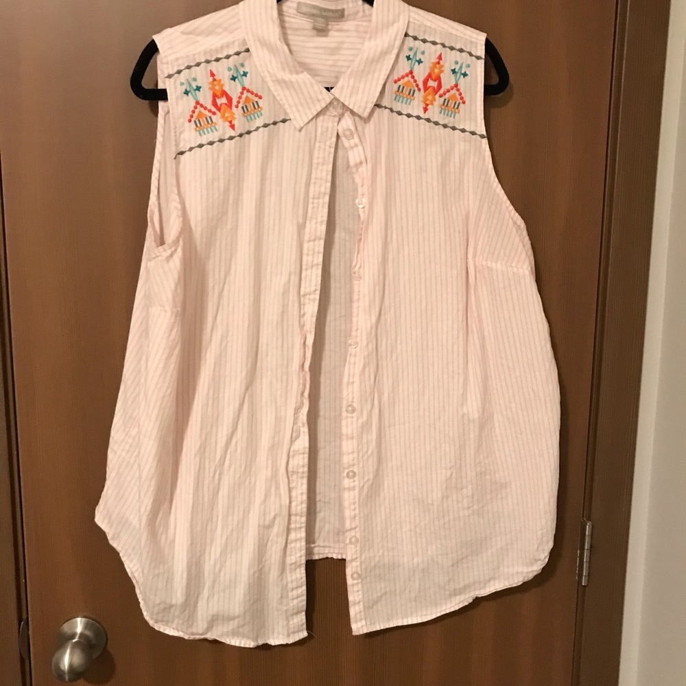 Button up tank